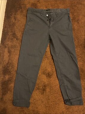 Denim & Flower Men's Off-black Chino Pants Slim